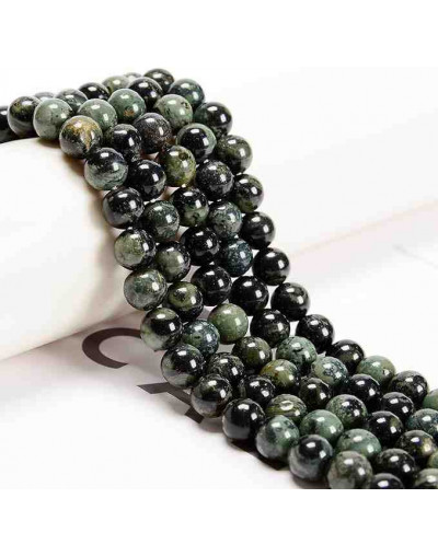 Jásper Kambaba. 08 mm diámetro. 1 mm perforación. 45 unidades hilo aproximado. 1 hilo.