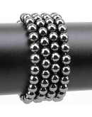 Hematite natural. 04 milímetros diámetro. 1 mm perforación. 100 unidades hilo aprox. 1 hilo. Hematite natural. 04 milímetros diámetro. 1 mm perforación. 100 unidades hilo aprox. 1 hilo.