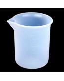 Vaso medidas. Silicona. 6x7 centímetros. 100 ml de capacidad. 1 unidad. Vaso medidas. Silicona. 6x7 centímetros. 100 ml de capacidad. 1 unidad.