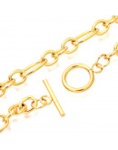 Acero inoxidable. Color dorado. Fígaro. Cierre marinero. 52 cm largo. 1,5 mm grosor. 1 ud.