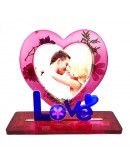 Moldes de silicona. Para resina. Porta fotos con soporte corazón+LOVE. 165x151x9 mm. 1 set. Moldes de silicona. Para resina. Porta fotos con soporte corazón+LOVE. 165x151x9 mm. 1 set.