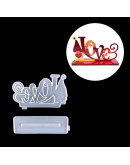 Moldes de silicona. Para resina. Porta fotos con soporte corazón+LOVE. 165x151x9 mm. 1 set. Moldes de silicona. Para resina. Porta fotos con soporte corazón+LOVE. 165x151x9 mm. 1 set.