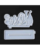 Moldes de silicona. Para resina. Porta fotos con soporte corazón+LOVE. 165x151x9 mm. 1 set. Moldes de silicona. Para resina. Porta fotos con soporte corazón+LOVE. 165x151x9 mm. 1 set.