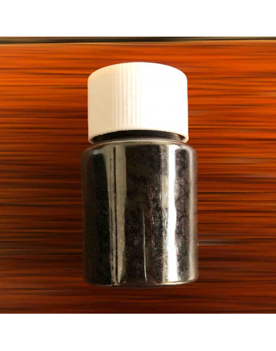 Polvo Mica. Color Negro Perlado. 10 gramos. Para resina. 1 unidad.