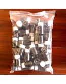 Polvo Mica. Color Negro Perlado. 10 gramos. Para resina. 1 unidad.