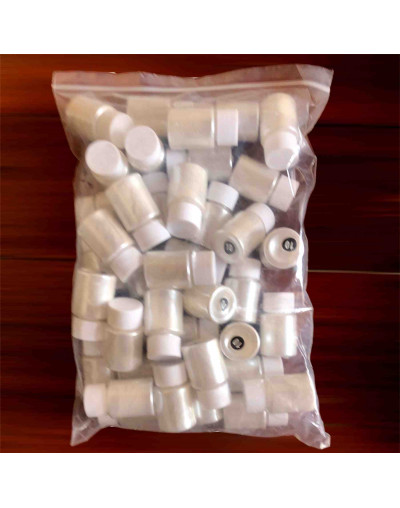 Polvo Mica. Color Blanco Perlado. 10 gramos. Para resina. 1 unidad.