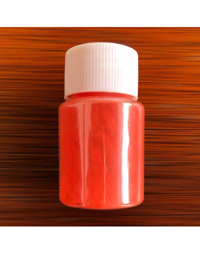 Polvo Mica. Color Rojo Perlado. 10 gramos. Para resina. 1 unidad.