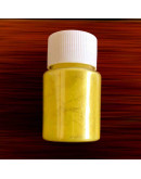 Polvo Mica. Color Amarillo Perlado. 10 gramos. Para resina. 1 unidad.