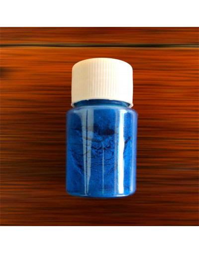 Polvo Mica. Color Azul Perlado. 10 gramos. Para resina. 1 unidad.