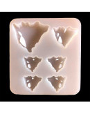 Moldes de silicona. Para resina. Mapa Nicaragua. Llavero, dije y aretes. 80x85x9 milímetros. 1 ud. Moldes de silicona. Para resina. Mapa Nicaragua. Llavero, dije y aretes. 80x85x9 milímetros. 1 ud.