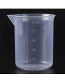 Vaso medidas. Plástico. 6x6,7 centímetros. 100 ml de capacidad. 1 unidad. Vaso medidas. Plástico. 6x6,7 centímetros. 100 ml de capacidad. 1 unidad.