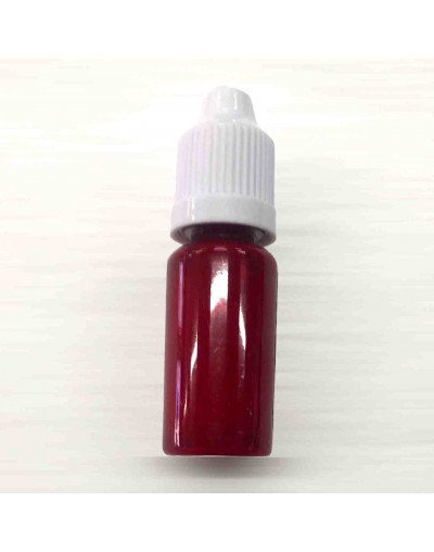 Pigmentos para resina. Color sólido rojo. 10 ml. 1 unidad.