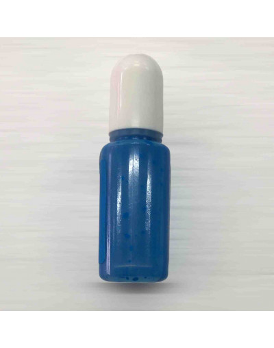 Pigmentos para resina. Color sólido azul. 10 ml. 1 unidad.