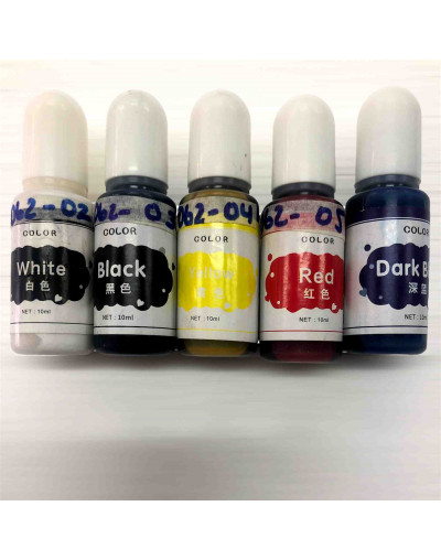 Pigmentos para resina. Color transparente azul. 10 ml. 1 unidad.