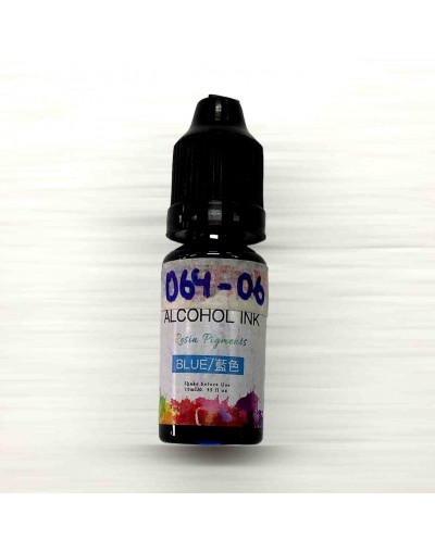 Pigmentos para resina. Tintes al alcohol. Color azul. 10 ml. 1 unidad.