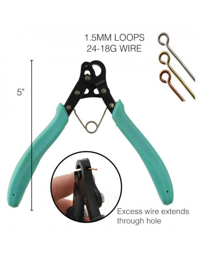 1 Step Looper. BEADSMITH. 1,5 milímetros loop. Para alambre de calibres 18 a 24. 1 unidad.