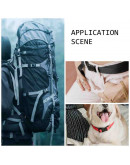 Hebilla TipTop. Plástico. 70x45x9 milímetros. 38x4 mm agujero. Incluye regulador. 1 set.