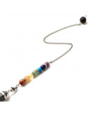 Péndulo. Piedras Chakras. 250 milímetros. Sin dije. 1 unidad. Péndulo. Piedras Chakras. 250 milímetros. Sin dije. 1 unidad.