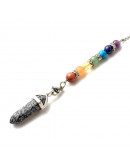 Péndulo. Piedras Chakras. 250 milímetros. Sin dije. 1 unidad. Péndulo. Piedras Chakras. 250 milímetros. Sin dije. 1 unidad.