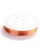 Cobre. Corte redondo. Calibre 26 (0,40 mm). 15 metros. Temple Suave. 1 unidad.