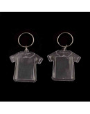 Accesorio para llavero. Camiseta. Acrílico+aleación de cobre. 85 milímetros. 5 unidades. Accesorio para llavero. Camiseta. Acrílico+aleación de cobre. 85 milímetros. 5 unidades.