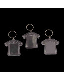 Accesorio para llavero. Camiseta. Acrílico+aleación de cobre. 85 milímetros. 5 unidades. Accesorio para llavero. Camiseta. Acrílico+aleación de cobre. 85 milímetros. 5 unidades.