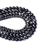 Obsidiana Plateada. 6 mm diámetro. 1 mm perforación. 60 uds hilo aprox. 1 hilo. Obsidiana Plateada. 6 mm diámetro. 1 mm perforación. 60 uds hilo aprox. 1 hilo.