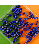 Jásper Imperial. Sintético. Color BLUE. 6 mm diámetro. 1 mm perforación. 65 uds hilo aprox. 1 hilo. Jásper Imperial. Sintético. Color BLUE. 6 mm diámetro. 1 mm perforación. 65 uds hilo aprox. 1 hilo.