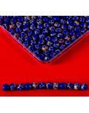 Jásper Imperial. Sintético. Color BLUE. 6 mm diámetro. 1 mm perforación. 65 uds hilo aprox. 1 hilo. Jásper Imperial. Sintético. Color BLUE. 6 mm diámetro. 1 mm perforación. 65 uds hilo aprox. 1 hilo.