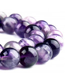 Amatista Ghost. 8 mm diámetro. 1 mm perforación. 45 uds hilo aprox. 1 hilo.