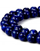 Lapislazuli. Sintético. 10 milímetros diámetro. 1 mm perforación. 35 uds hilo aprox. 1 hilo. Lapislazuli. Sintético. 10 milímetros diámetro. 1 mm perforación. 35 uds hilo aprox. 1 hilo.