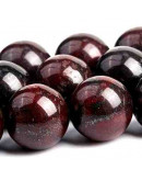 Jásper Sésamo. DARK BRECCIATED. 08 milímetros diámetro. 1 mm perforación. 45 uds hilo aprox. 1 hilo. Jásper Sésamo. DARK BRECCIATED. 08 milímetros diámetro. 1 mm perforación. 45 uds hilo aprox. 1 hilo.