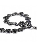 Hematite. Arbol. 12 milímetros diámetro. 1 mm perforación. 1 unidad. Hematite. Arbol. 12 milímetros diámetro. 1 mm perforación. 1 unidad.