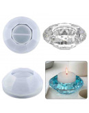 Moldes de silicona. Para resina. Portavelas Diamante. 110x39 milímetros. 1 unidad. Moldes de silicona. Para resina. Portavelas Diamante. 110x39 milímetros. 1 unidad.