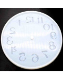 Moldes de silicona. Para resina. Reloj. 153 milímetros diámetro. 1 unidad.