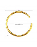 Piercing. Nose (nariz). Acero quirúrgico. Varios colores. 0,5 mm grosor. 7 mm diámetro. Caja 40 uds.