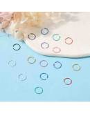 Piercing. Nose (nariz). Acero quirúrgico. Varios colores. 0,5 mm grosor. 7 mm diámetro. Caja 40 uds.