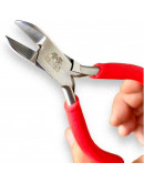 Pinza corte vertical. KAMAÑ. Acero inoxidable. 130 milímetros largo. 15 mm corte. 3 unidades.