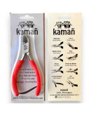 Pinza corte vertical. KAMAÑ. Acero inoxidable. 130 milímetros largo. 15 mm corte. 3 unidades.