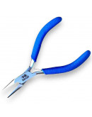 Pinza media caña. KAMAÑ. Acero inoxidable. 130 milímetros largo. 25 mm punta. 3 unidades.