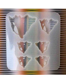 Moldes de silicona. Para resina. Mapa Nicaragua. Llavero, dije y aretes. 80x85x9 milímetros. 5 uds. Moldes de silicona. Para resina. Mapa Nicaragua. Llavero, dije y aretes. 80x85x9 milímetros. 5 uds.