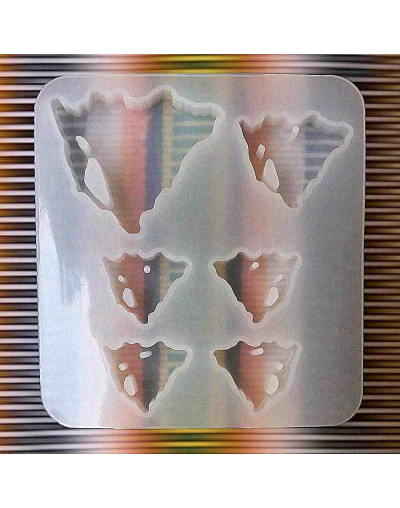 Moldes de silicona. Para resina. Mapa Nicaragua. Llavero, dije y aretes. 80x85x9 milímetros. 5 uds.