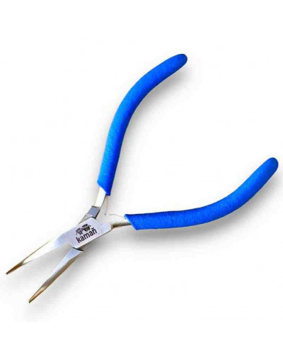 Pinza pico. KAMAÑ. Acero inoxidable. 140 milímetros largo. 30 mm punta. 3 unidades.