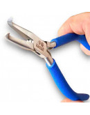 Pinza pico. KAMAÑ. Acero inoxidable. 140 milímetros largo. 30 mm punta. 3 unidades.