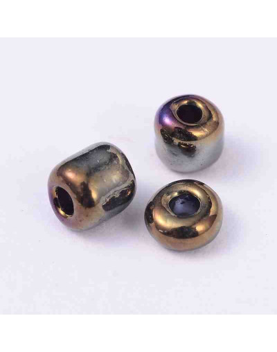 Chaquira. 3 mm. Color Sólido Metalizado. COLORFULL. 1 mm perforación. 1 libra. 10000 uds aprox.