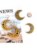 Moldes de silicona. Para resina. 8 formas diferentes (en pares). Lunas. 216x200x4 mm. 1 unidad. Moldes de silicona. Para resina. 8 formas diferentes (en pares). Lunas. 216x200x4 mm. 1 unidad.