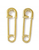 Linking Rings. Gasilla. Acero inoxidable. Color dorado. 31x9x2,5 milímetros. 1 unidad.