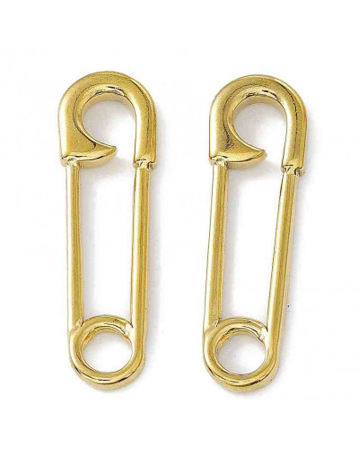 Linking Rings. Gasilla. Acero inoxidable. Color dorado. 31x9x2,5 milímetros. 1 unidad.