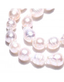 Perla natural de río. Forma irregular Lágrima. 5~9x5~7 mm. 0,6 mm perforación. 25 uds aprox.