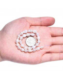 Perla natural de río. Forma irregular Lágrima. 5~9x5~7 mm. 0,6 mm perforación. 25 uds aprox.